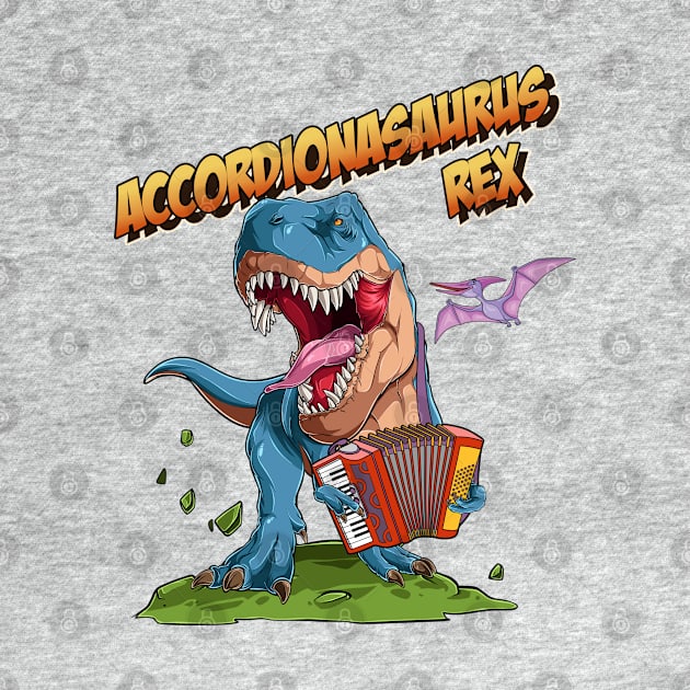 Accordionasaurus Rex by OldTony